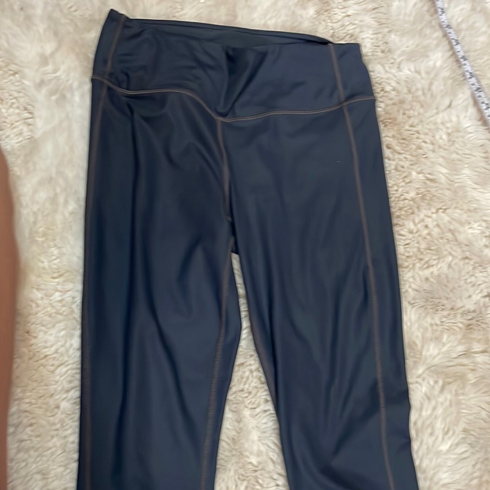 Shiny athlete workout pants